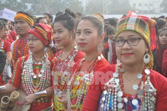 Colourful rally organized on Kokborok Day